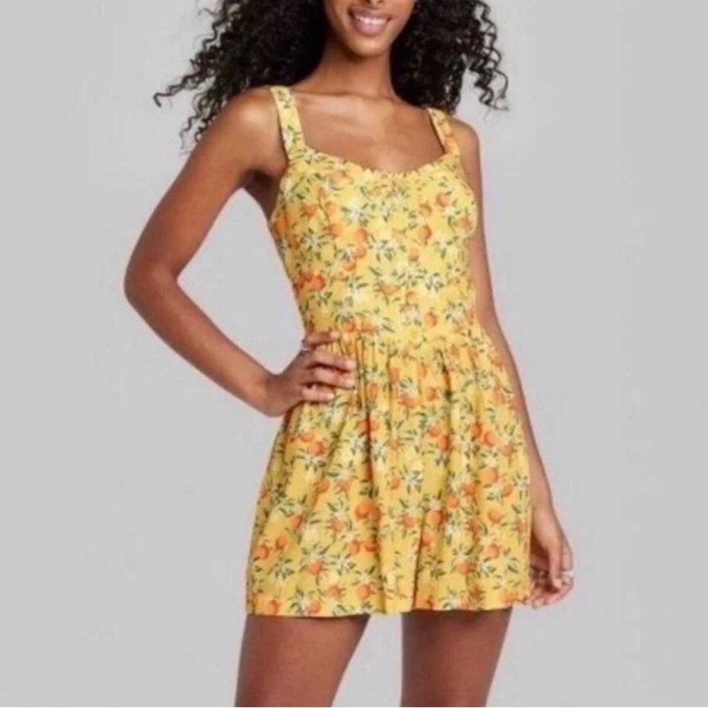 Wild Fable Orange Romper size XS